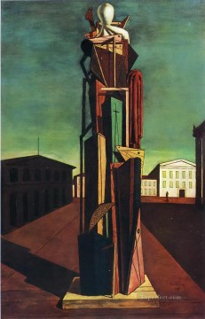 ジョルジョ・デ・キリコ Painting - 偉大な形而上学者 1917 ジョルジョ・デ・キリコ 形而上学的シュルレアリスム